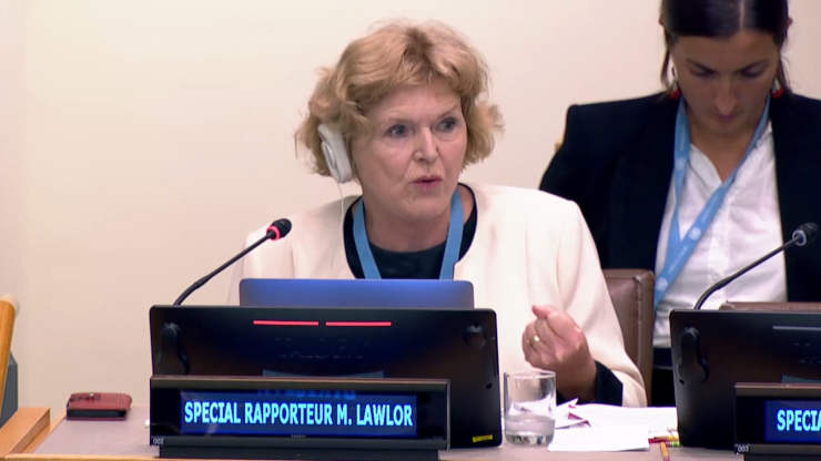 Mary Lawlor, UN Special Rapporteur on the situation of human rights defenders. Photo: UN