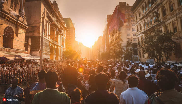 The Unrest: Representational Image of a Protest Created with Adobe Firefly Generative AI. By RMN News Service