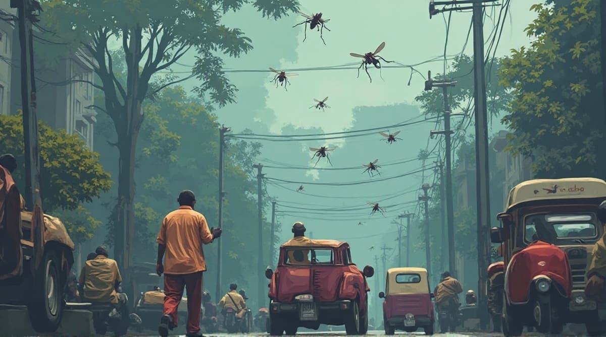 Representational AI-generated Image of Mosquito Crisis in Delhi | RMN News Service